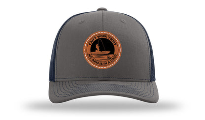 Can't Work Today My Arms In A Cast Leather Patch Richardson 112 Hat