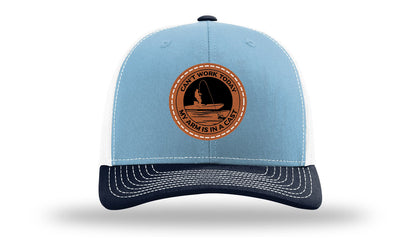 Can't Work Today My Arms In A Cast Leather Patch Richardson 112 Hat