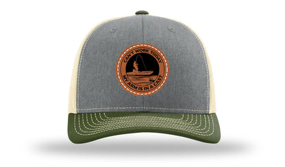 Can't Work Today My Arms In A Cast Leather Patch Richardson 112 Hat