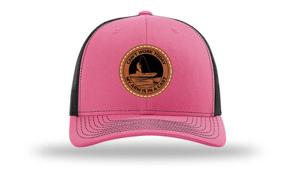 Can't Work Today My Arms In A Cast Leather Patch Richardson 112 Hat