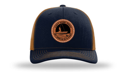 Can't Work Today My Arms In A Cast Leather Patch Richardson 112 Hat