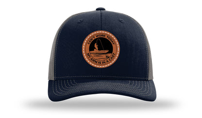 Can't Work Today My Arms In A Cast Leather Patch Richardson 112 Hat