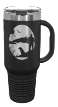 Load image into Gallery viewer, Hunter With Dog 40oz Handle Mug Laser Engraved
