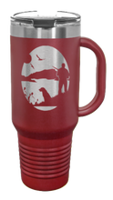 Load image into Gallery viewer, Hunter With Dog 40oz Handle Mug Laser Engraved
