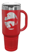 Load image into Gallery viewer, Hunter With Dog 40oz Handle Mug Laser Engraved
