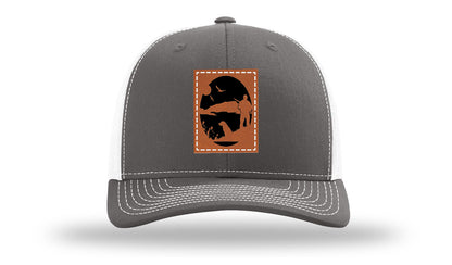 Hunter With Dog Leather Patch Richardson 112 Hat