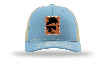 Hunter With Dog Leather Patch Richardson 112 Hat