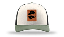 Load image into Gallery viewer, Hunter With Dog Leather Patch Richardson 112 Hat
