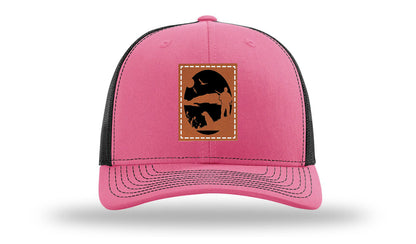 Hunter With Dog Leather Patch Richardson 112 Hat