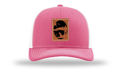 Hunter With Dog Leather Patch Richardson 112 Hat