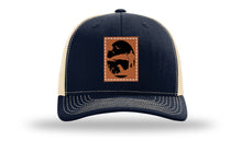 Load image into Gallery viewer, Hunter With Dog Leather Patch Richardson 112 Hat
