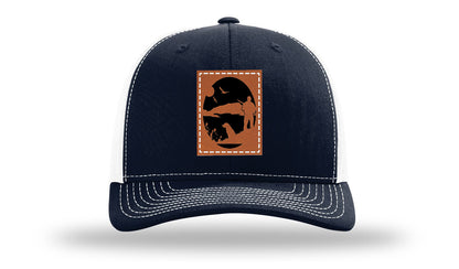 Hunter With Dog Leather Patch Richardson 112 Hat