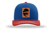Load image into Gallery viewer, Hunter With Dog Leather Patch Richardson 112 Hat
