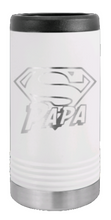 Load image into Gallery viewer, Super Papa Laser Engraved Slim Can Insulated Koosie
