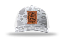 Load image into Gallery viewer, FATHER Leather Patch Richardson 112PFP Camo Hat
