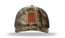 Load image into Gallery viewer, FATHER Leather Patch Richardson 112PFP Camo Hat
