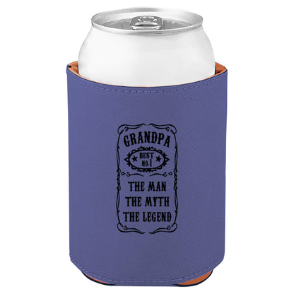 The Man The Myth The Legend Leatherette Koosie-Purple