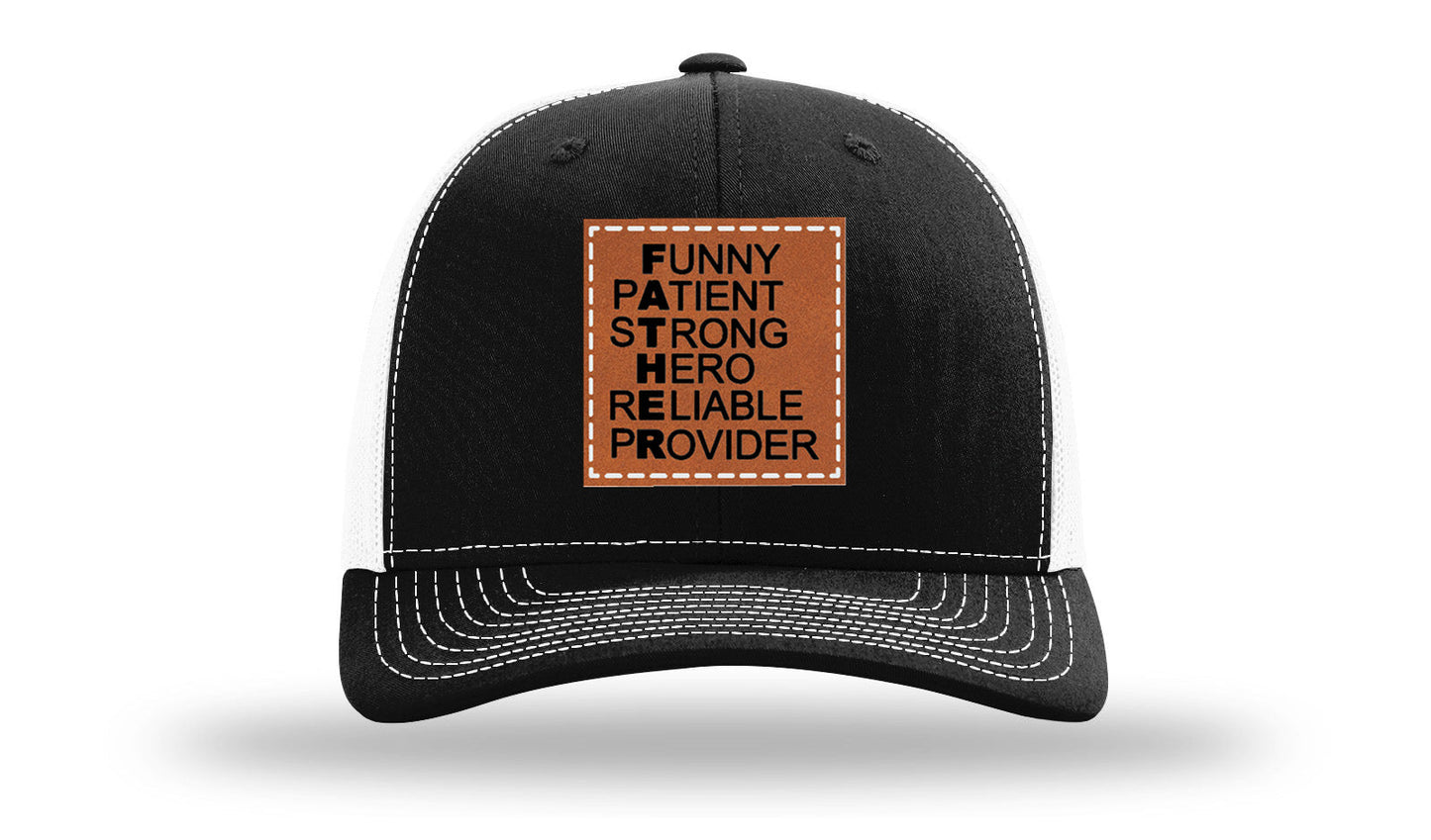 FATHER Leather Patch Richardson 112 Hat