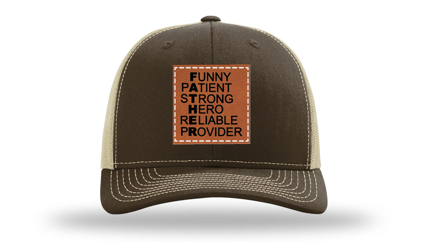 FATHER Leather Patch Richardson 112 Hat