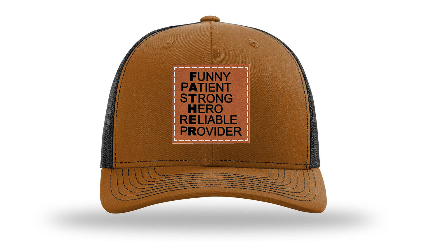 FATHER Leather Patch Richardson 112 Hat