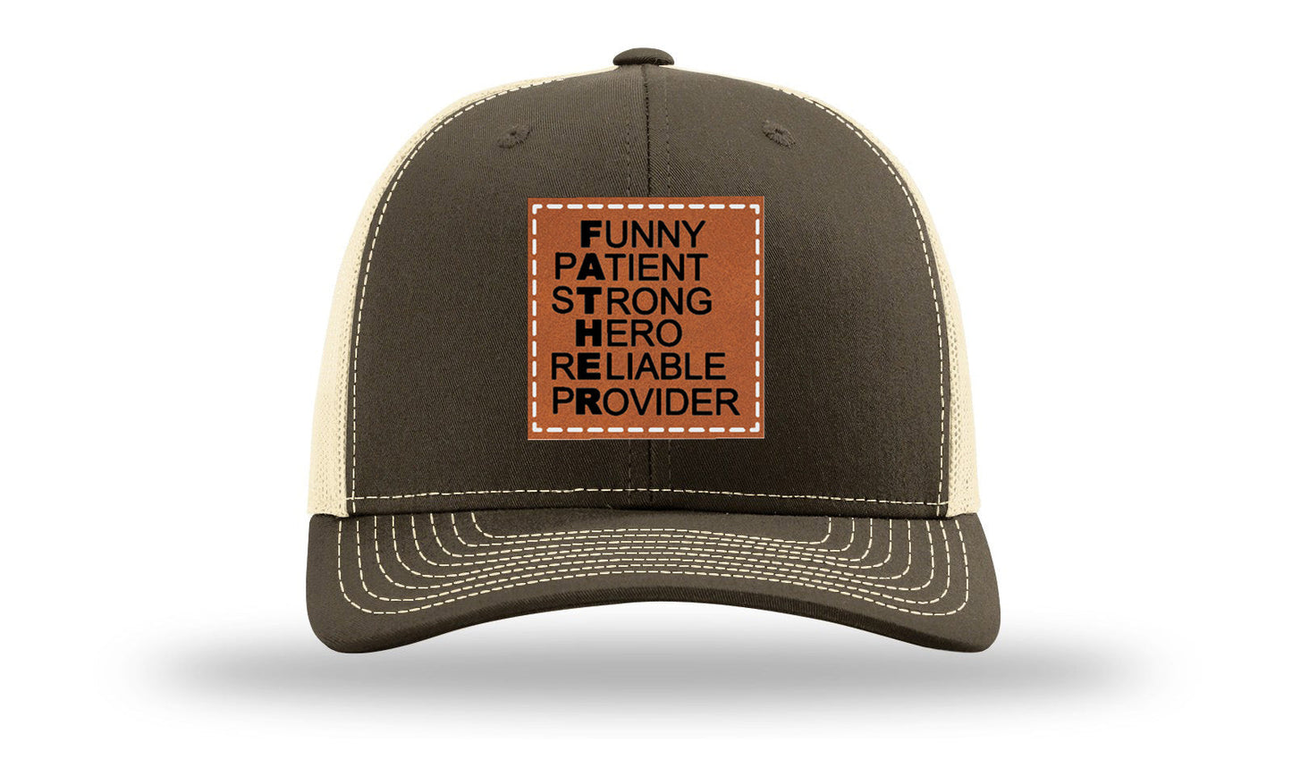 FATHER Leather Patch Richardson 112 Hat