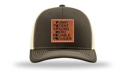FATHER Leather Patch Richardson 112 Hat