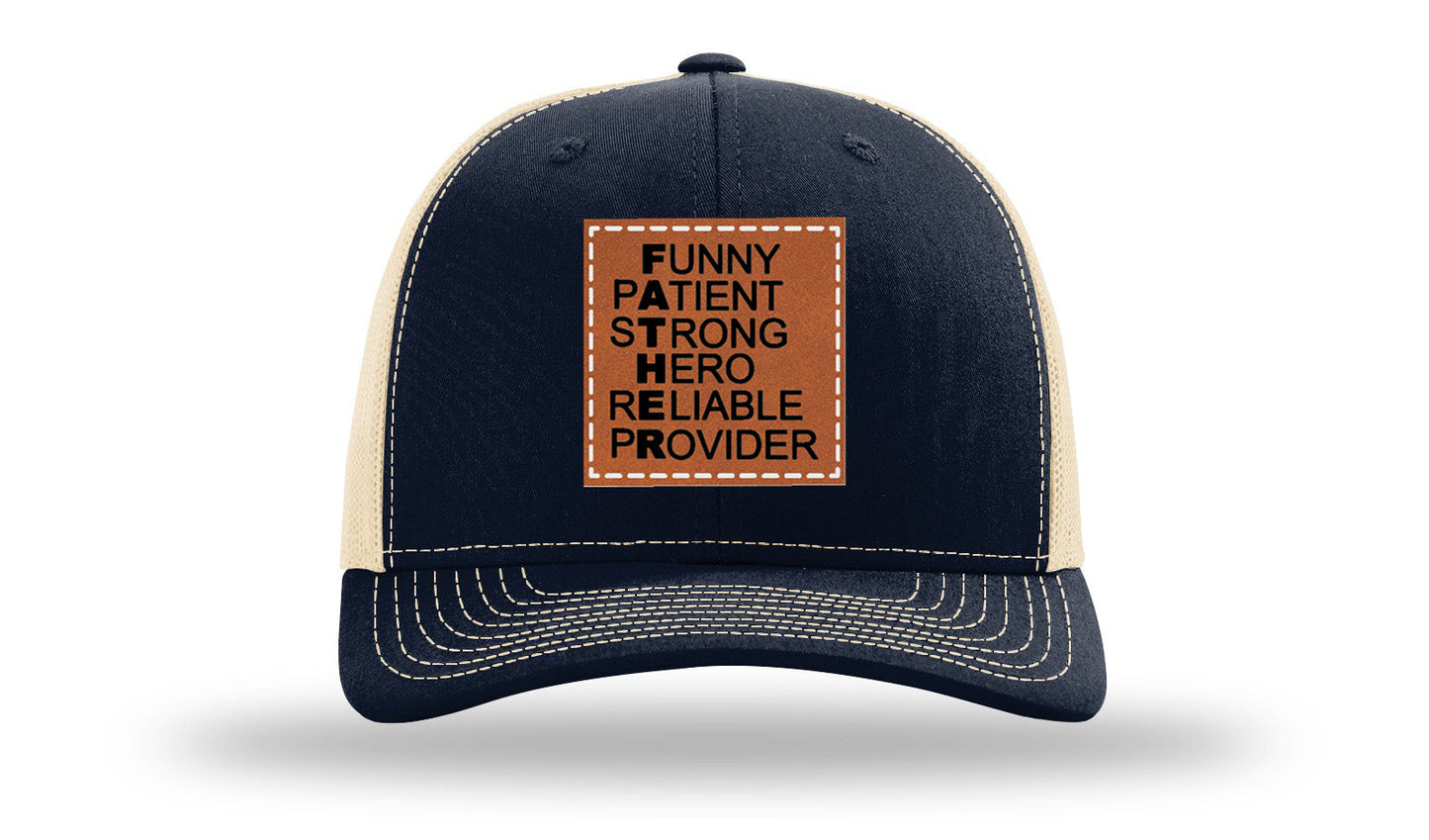 FATHER Leather Patch Richardson 112 Hat