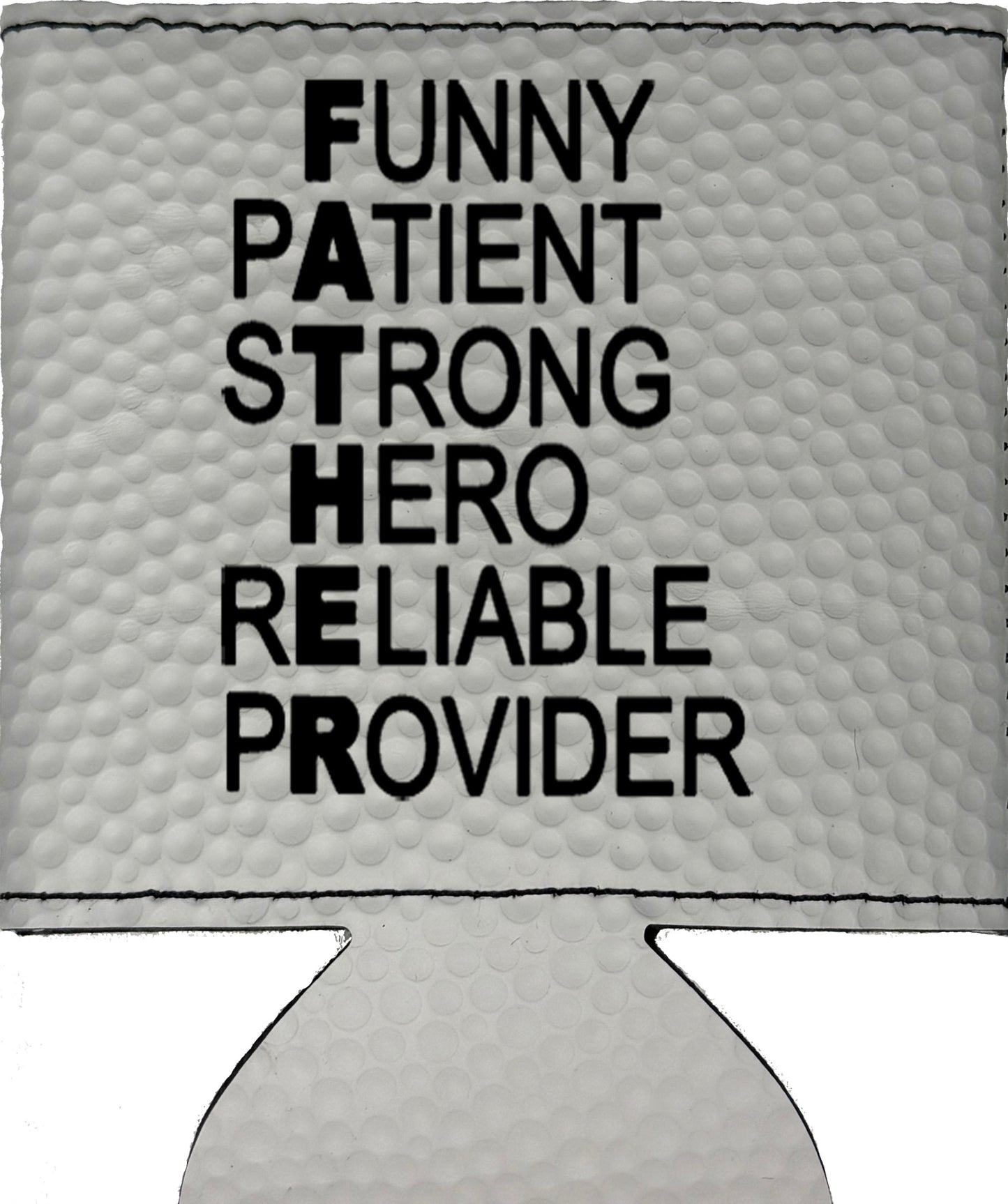 FATHER Acronym Magnetic Leather Koozie-Golf Ball