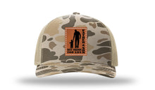 Load image into Gallery viewer, Father &amp; Son Best Friends For Life Leather Patch Richardson 112PFP Camo Hat
