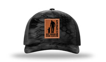 Load image into Gallery viewer, Father &amp; Son Best Friends For Life Leather Patch Richardson 112PFP Camo Hat
