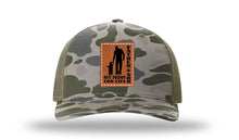 Load image into Gallery viewer, Father &amp; Son Best Friends For Life Leather Patch Richardson 112PFP Camo Hat
