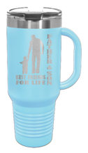 Load image into Gallery viewer, Father &amp; Son - Best Friends for Life 40oz Handle Mug Laser Engraved
