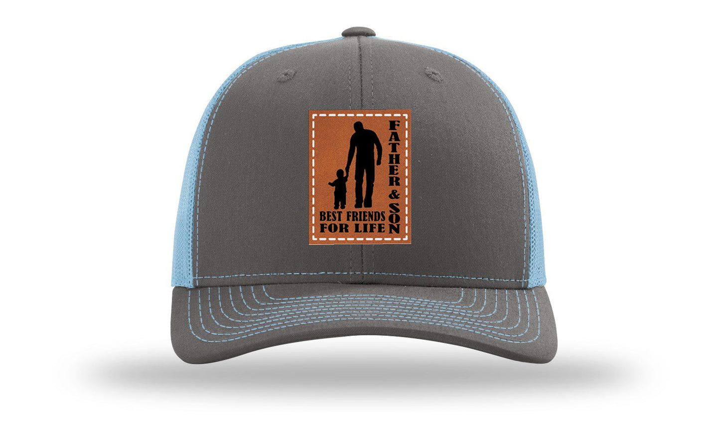 Father & Son Best Friends Leather Patch Richardson 112 Hat