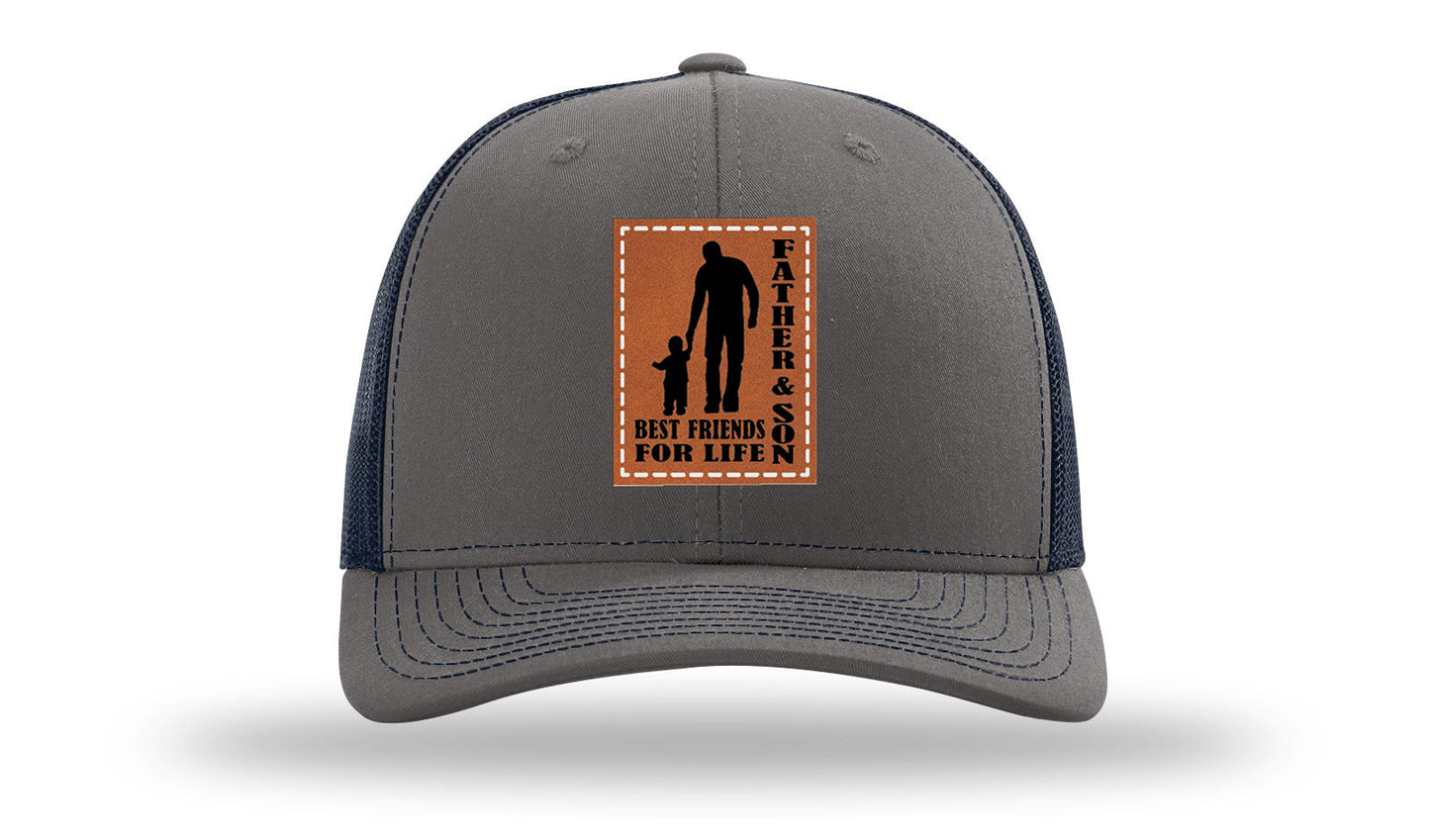Father & Son Best Friends Leather Patch Richardson 112 Hat