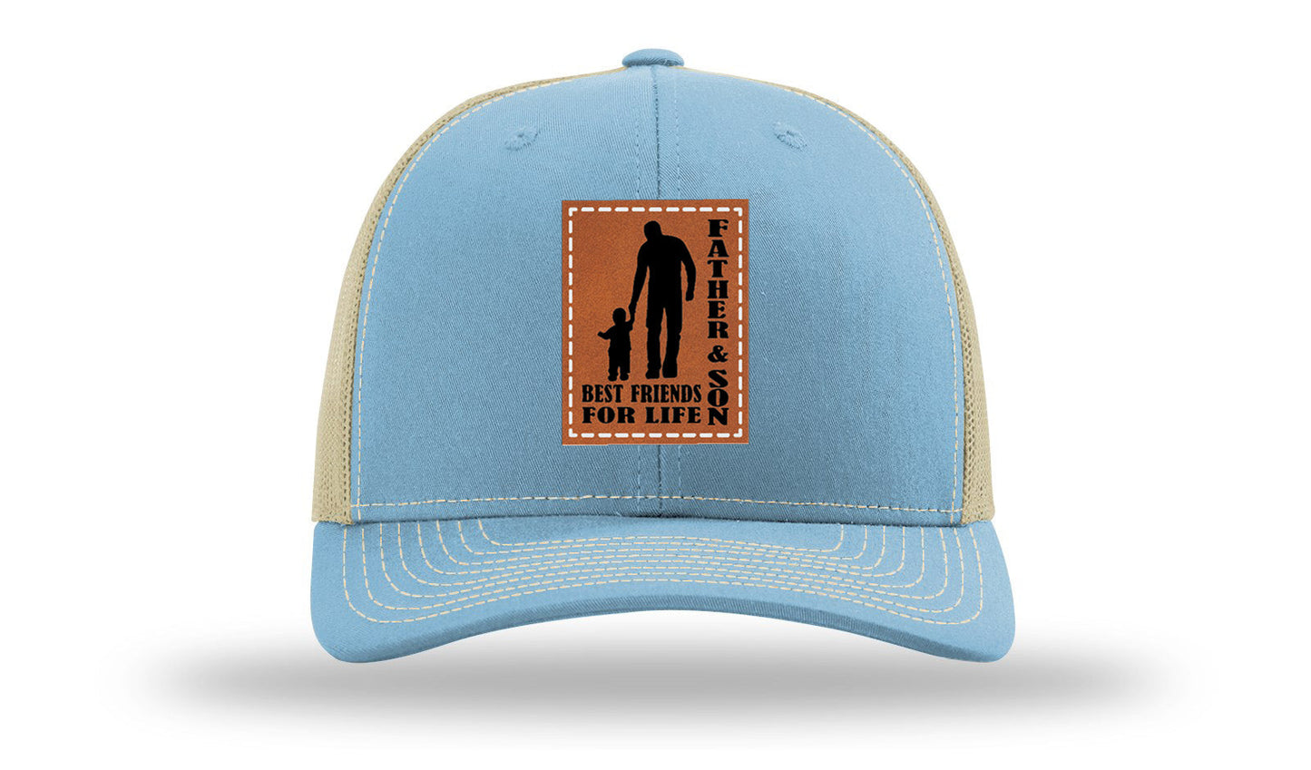 Father & Son Best Friends Leather Patch Richardson 112 Hat