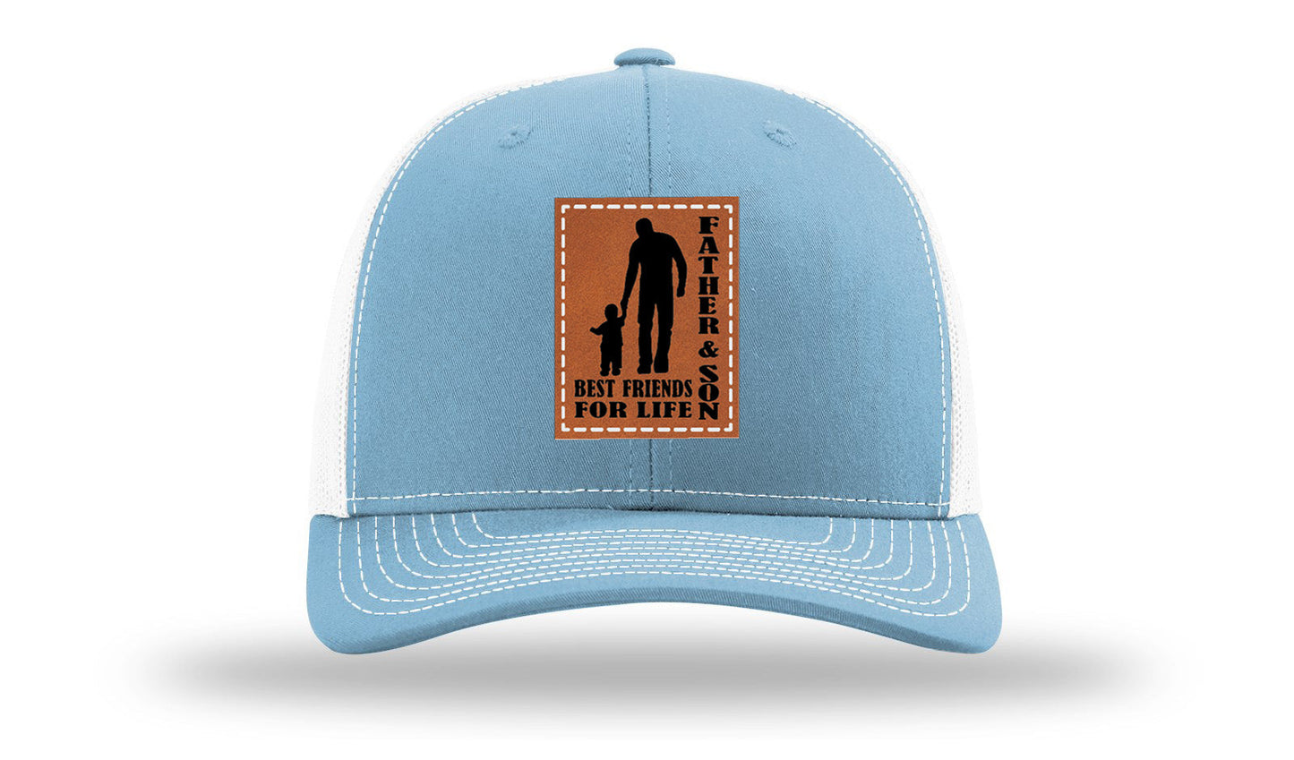 Father & Son Best Friends Leather Patch Richardson 112 Hat