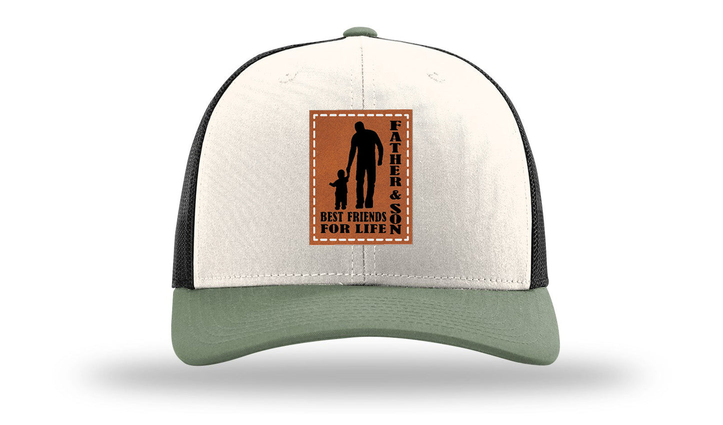 Father & Son Best Friends Leather Patch Richardson 112 Hat