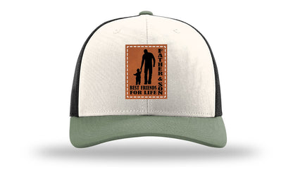 Father & Son Best Friends Leather Patch Richardson 112 Hat