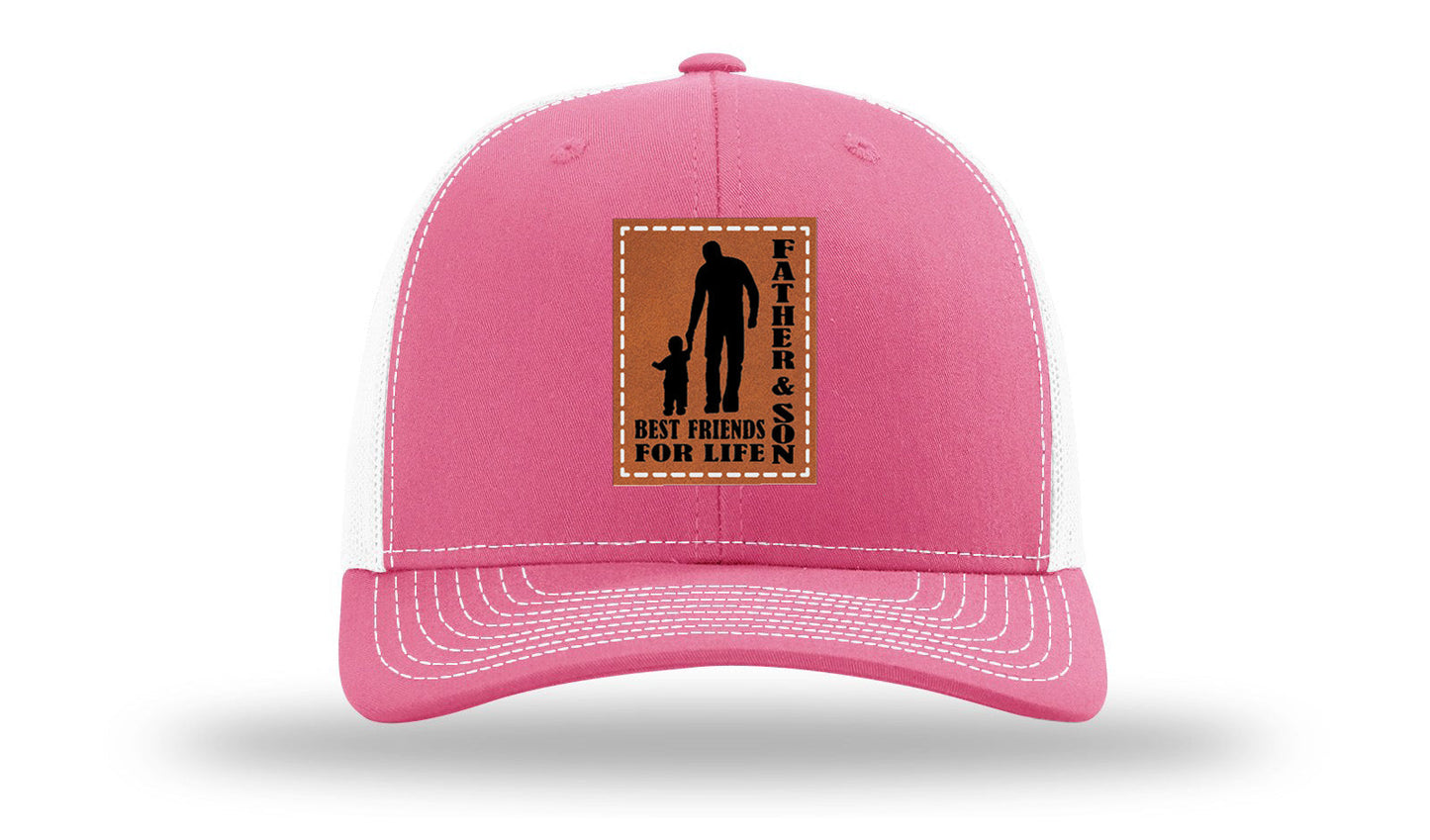 Father & Son Best Friends Leather Patch Richardson 112 Hat