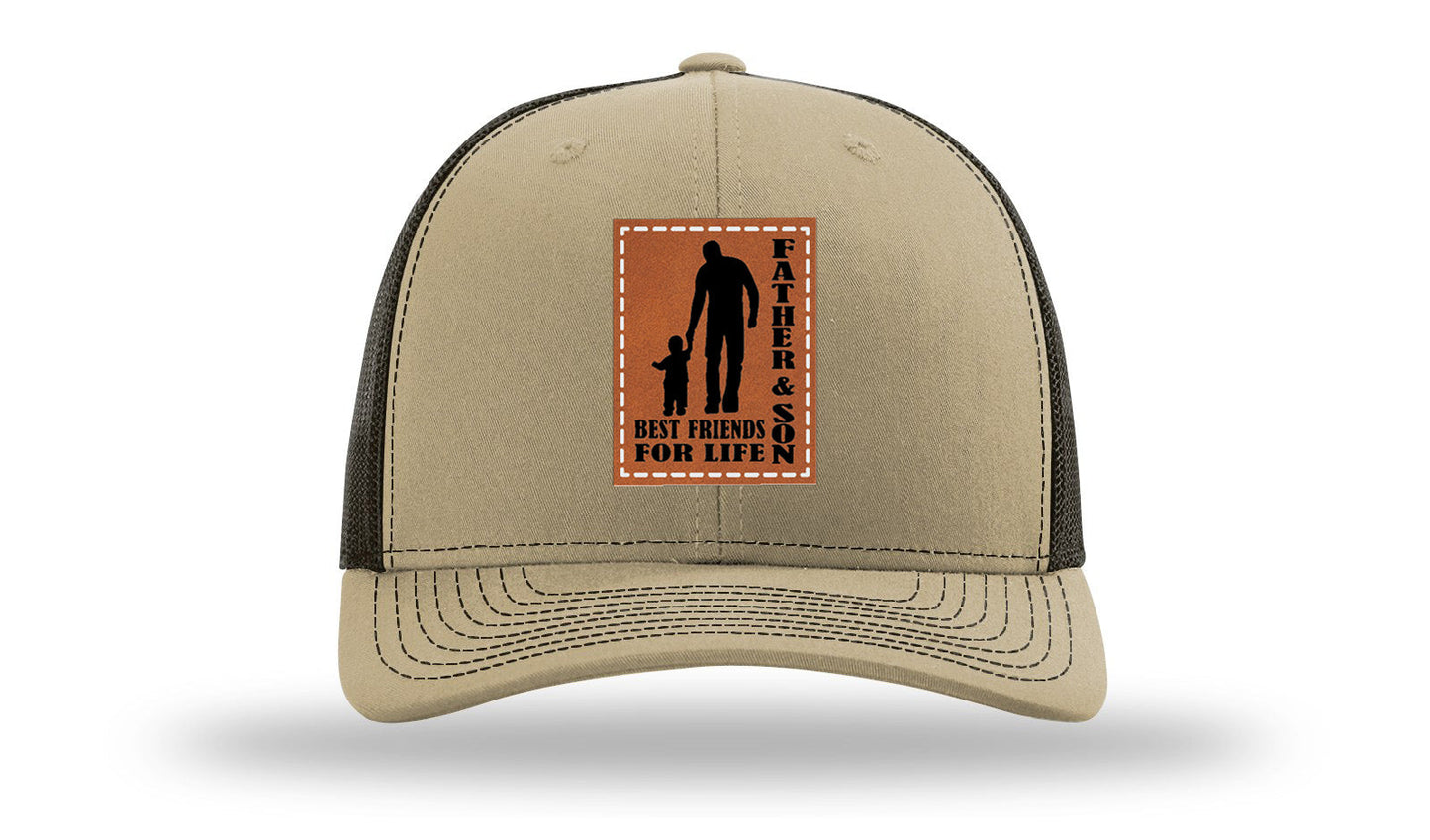 Father & Son Best Friends Leather Patch Richardson 112 Hat