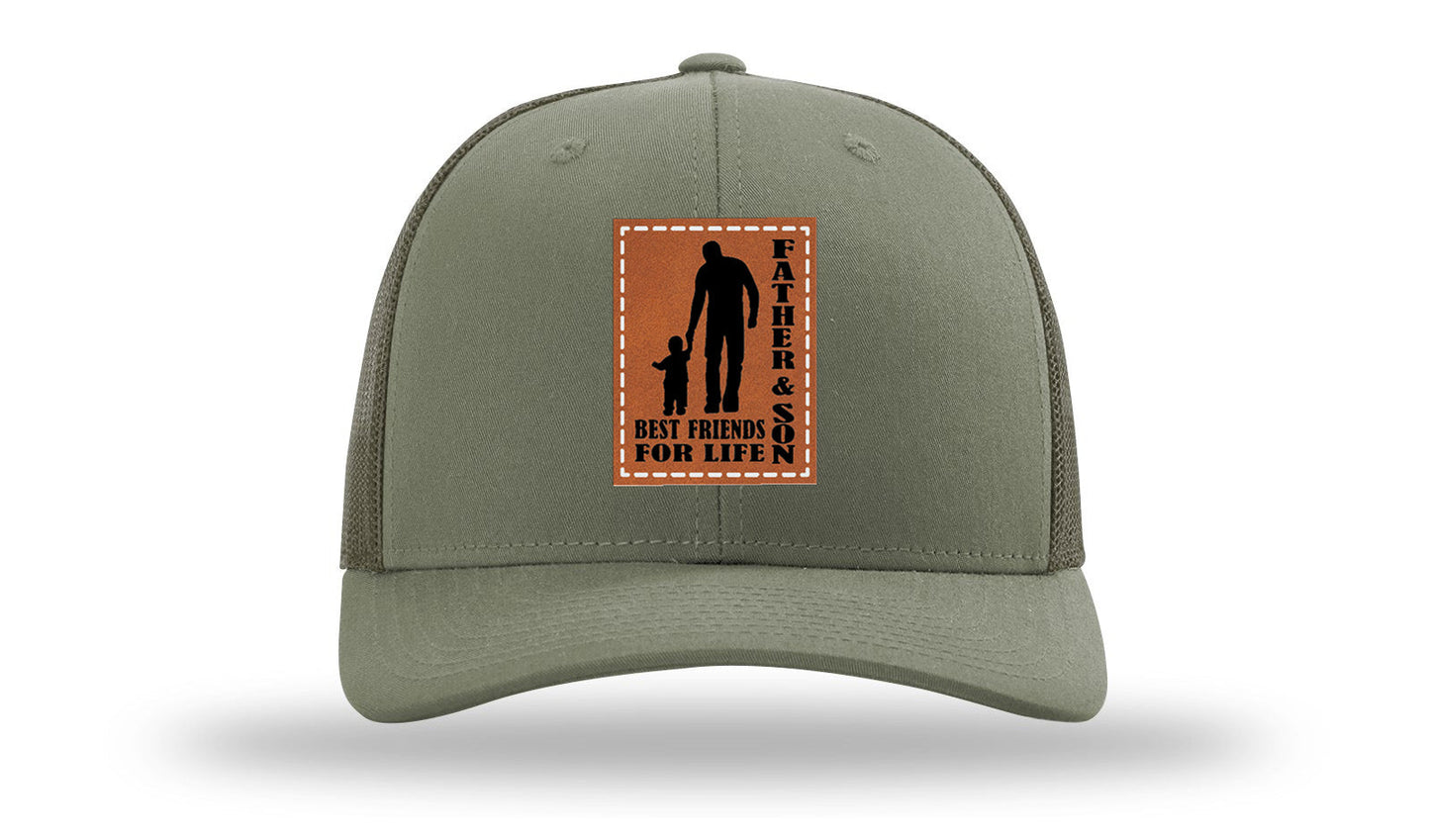 Father & Son Best Friends Leather Patch Richardson 112 Hat