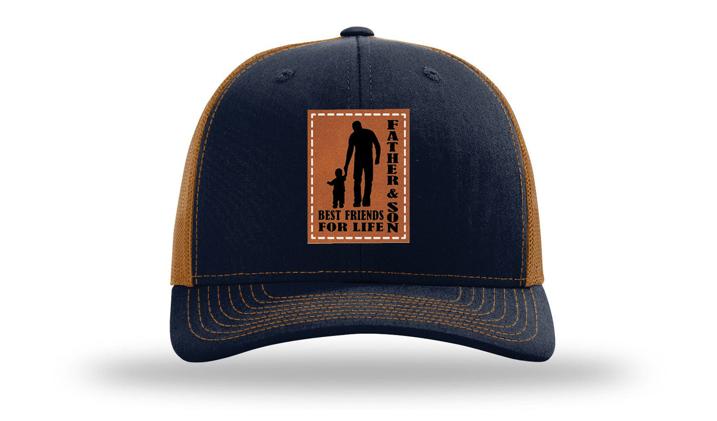 Father & Son Best Friends Leather Patch Richardson 112 Hat