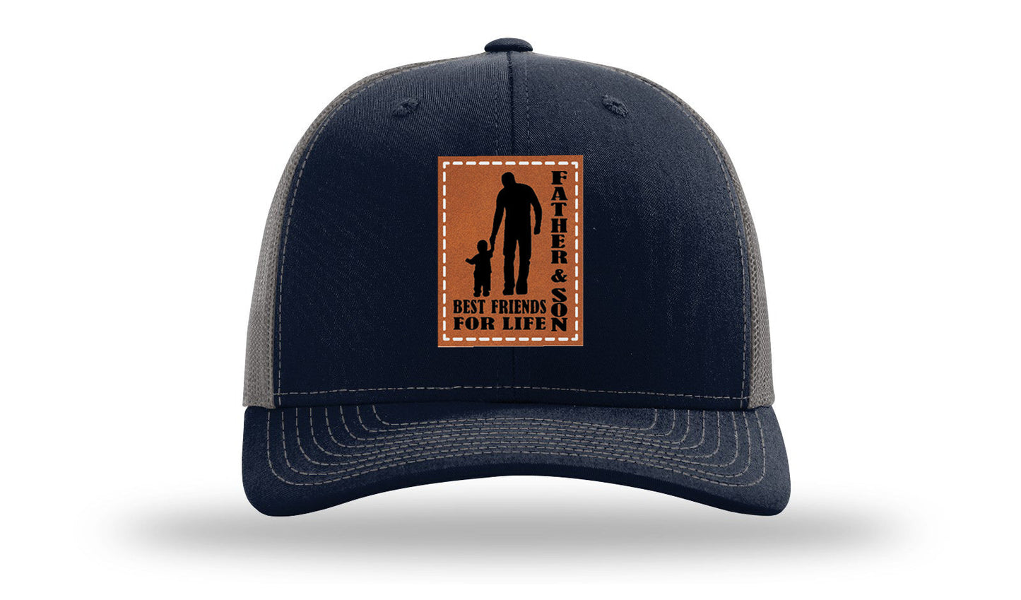 Father & Son Best Friends Leather Patch Richardson 112 Hat