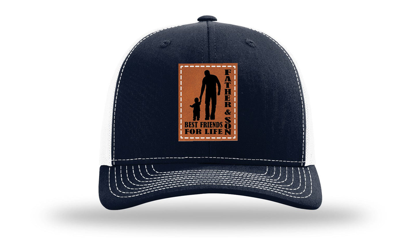 Father & Son Best Friends Leather Patch Richardson 112 Hat