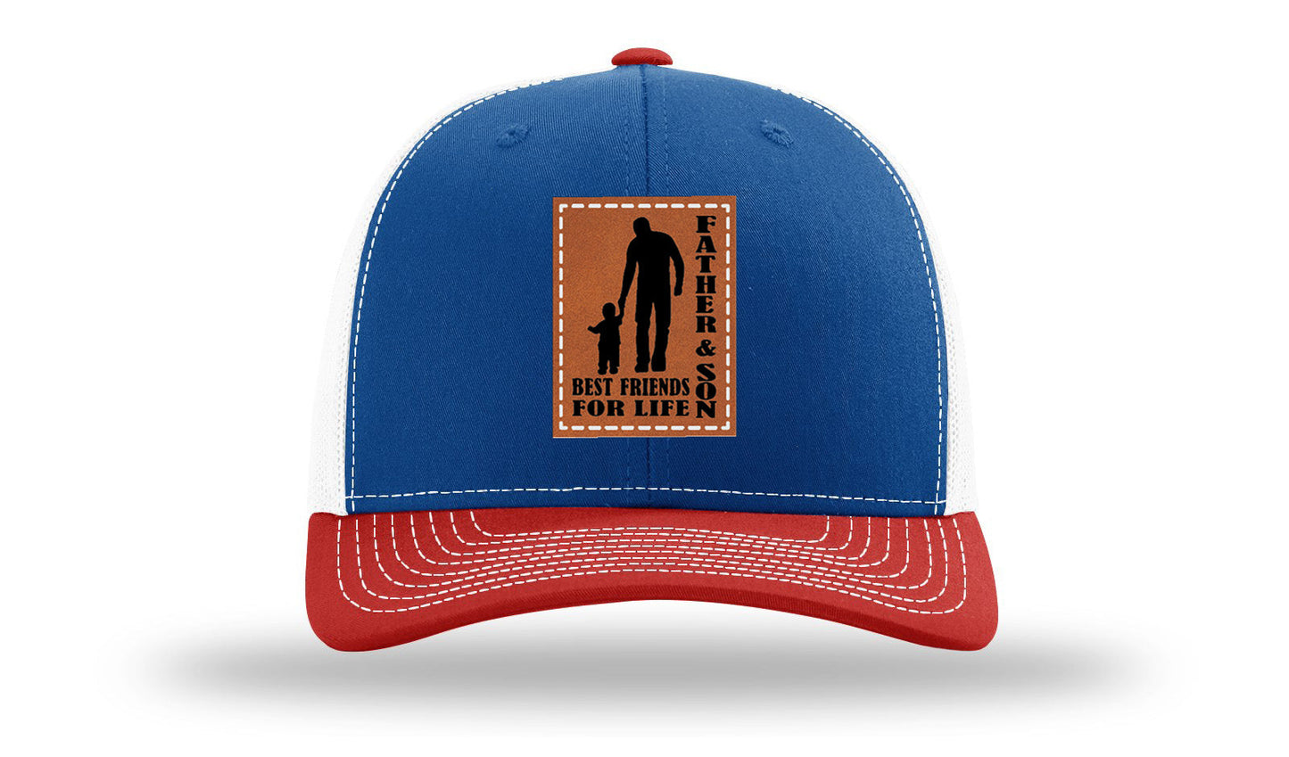 Father & Son Best Friends Leather Patch Richardson 112 Hat
