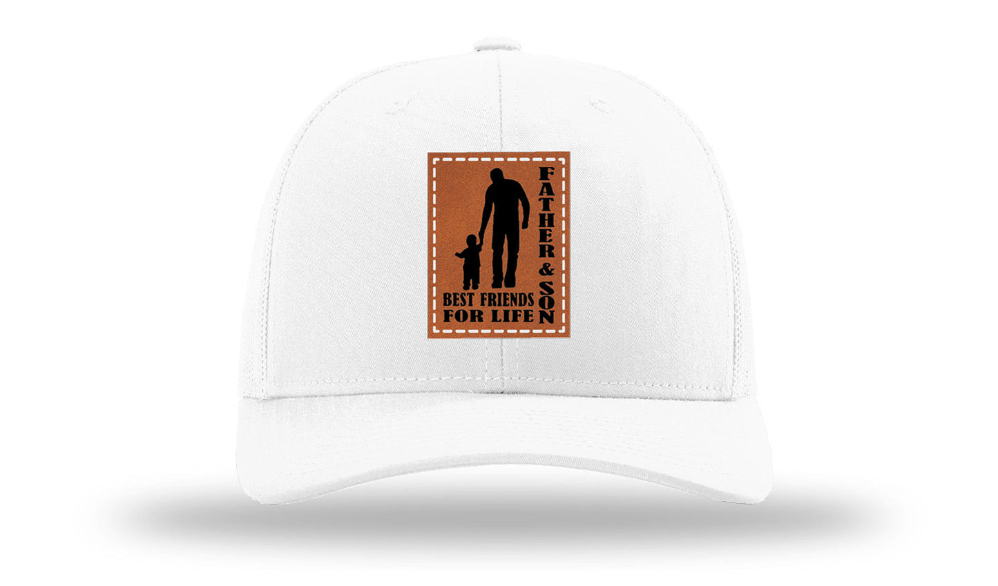 Father & Son Best Friends Leather Patch Richardson 112 Hat
