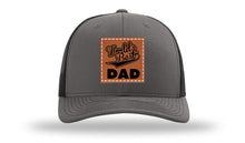 Load image into Gallery viewer, World&#39;s Best Dad Leather Patch Richardson 112 Hat
