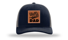 Load image into Gallery viewer, World&#39;s Best Dad Leather Patch Richardson 112 Hat
