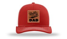 Load image into Gallery viewer, World&#39;s Best Dad Leather Patch Richardson 112 Hat
