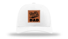 Load image into Gallery viewer, World&#39;s Best Dad Leather Patch Richardson 112 Hat
